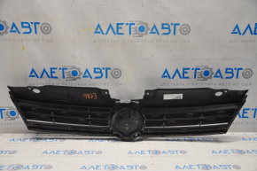 Radiator grill grill VW Jetta 11-14 USA without badge, sand,