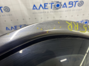 Window blind glass rear right Ford Fusion mk5 13-20 one chrome, scratches on chrome, scratches on glass