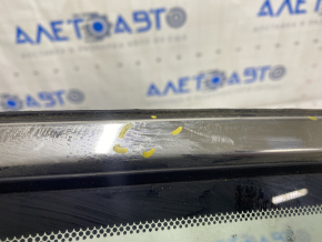 Window blind glass rear left Toyota Avalon 13-18 scratches on chrome