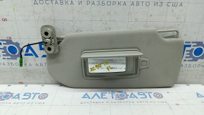 Left visor Volvo XC90 16-22 gray, with backlight, without hook, for cleaning