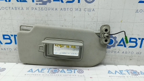 Right visor Volvo XC90 16-22 gray, with backlight, without hook, for cleaning
