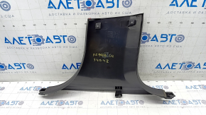 Center pillar trim lower left Volvo XC90 16-22 black, scratches