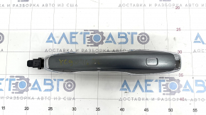 Door handle outer rear left Volvo XC90 16-22 keyless with illumination, chrome, scratches