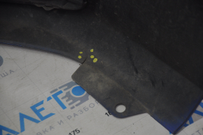 Front bumper bare Honda Insight 19-22 blue B-593M torn scratches dents crack