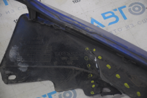 Front bumper bare Honda Insight 19-22 blue B-593M torn scratches dents crack