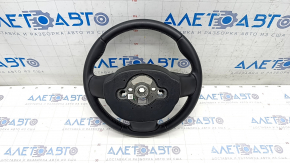 Steering wheel bare Volvo XC90 16-22 leather black, without heating and petals, scratches