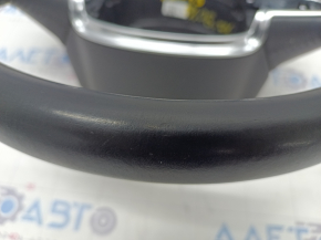 Steering wheel bare Volvo XC90 16-22 leather black, without heating and petals, scratches