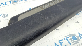 Front right door sill trim Lexus RX350 RX450h 10-15 black, with chrome trim, worn, bumps on chrome