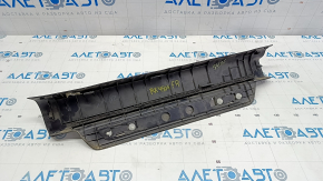 Front right door sill trim Lexus RX350 RX450h 10-15 black, with chrome trim, worn, bumps on chrome