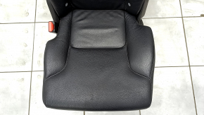 Rear seat left Volvo XC90 16-22 leather black for 3 rows, scratches, for dry cleaning