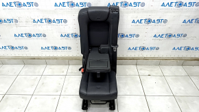Rear seat center Volvo XC90 16-22 leather black for 3 rows, dry cleanable