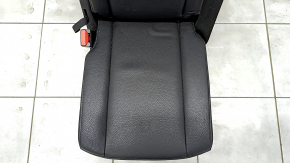 Rear seat center Volvo XC90 16-22 leather black for 3 rows, dry cleanable
