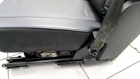 Rear seat center Volvo XC90 16-22 leather black for 3 rows, dry cleanable