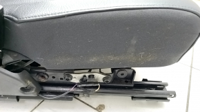 Rear seat center Volvo XC90 16-22 leather black for 3 rows, dry cleanable