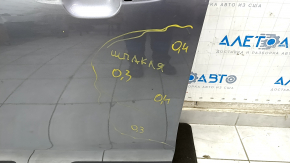 Door bare front left Volvo XC90 16-22 gray 714, made