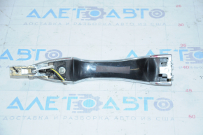Door handle outer front right Nissan Altima 13-18 keyless, chrome, chip torn off