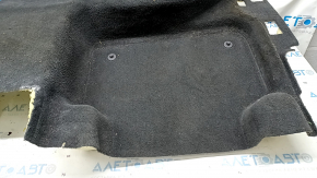 Rear floor covering Audi Q7 16- black, for dry cleaning, tear in the fastener
