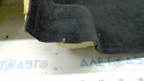Rear floor covering Audi Q7 16- black, for dry cleaning, tear in the fastener