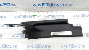 Door sill trim rear right inner Volvo XC90 16-22 with backlight, black, scratches