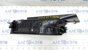 Door sill trim rear right inner Volvo XC90 16-22 with backlight, black, scratches