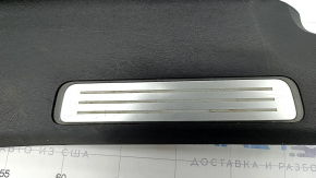 Door sill trim rear right inner Volvo XC90 16-22 with backlight, black, scratches
