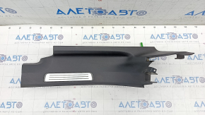 Door sill trim rear left inner Volvo XC90 16-22 with backlight, black, scratches
