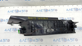 Door sill trim rear left inner Volvo XC90 16-22 with backlight, black, scratches