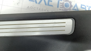 Door sill trim rear left inner Volvo XC90 16-22 with backlight, black, scratches