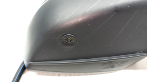 Side mirror right Audi Q7 16-19 15+4 pins, heated, auto-dimming, auto-folding, turn signal, camera, BSM, black
