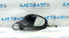 Side mirror right Audi Q7 16-19 15+4 pins, heated, auto-dimming, auto-folding, turn signal, camera, BSM, black