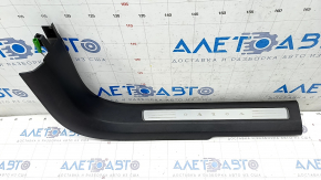 Door sill trim front right inner Volvo XC90 16-22 with backlight, black, scratches