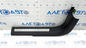 Door sill trim front left inner Volvo XC90 16-22 with backlight, black, scratches