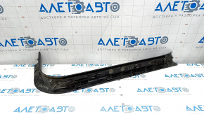 Outer front left door sill trim Lexus RX300 RX330 RX350 RX400h 04-09 black, with chrome trim, bumps on chrome, scuffed