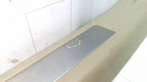 Door sill trim with illumination front right Lexus RX300 RX330 RX350 RX400h 04-09 beige, with chrome trim, butt on chrome, worn