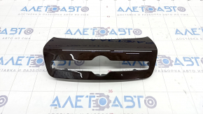Front panel trim center lower Volvo XC90 16-22 wood, gloss, scratches, broken fastener