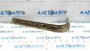 Door sill trim with illumination front right Lexus RX300 RX330 RX350 RX400h 04-09 beige, with chrome trim, bumps on chrome, scratches