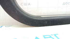 Door sill trim with illumination front right Lexus RX300 RX330 RX350 RX400h 04-09 black, with chrome trim, bumps on chrome, worn