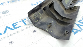 Door sill trim inner front right Lexus RX350 RX450h 16-22 black, with chrome trim, broken fastener
