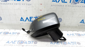 Side mirror right Volvo XC90 16-22 15+4 pins, turn signal, heated, auto-dimming, BSM, camera, gray