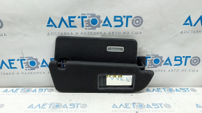 Right visor Audi Q7 16- black, without hook