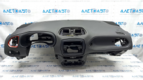 Torpedo front panel with AIRBAG Jeep Renegade 15- black