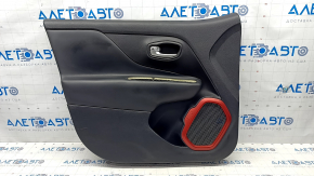 Door trim card front left Jeep Renegade 15- TRH black leather, scratches