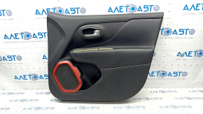 Door trim card front right Jeep Renegade 15- TRH black leather, scratches