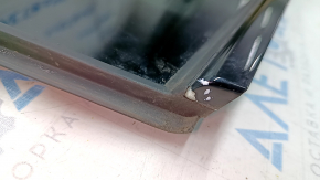 Window blind glass rear left Audi Q7 16- tinted, with molding black, paint peeling, scratch