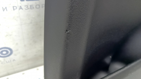 Door trim card rear right Volvo XC90 16-22 leather black, wood insert, without curtain, scratches, tears