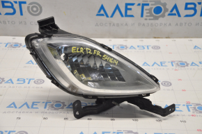 Fog lamp PTF right Hyundai Elantra UD 11-13 prerest, sand, fractures
