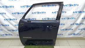 Bare front door left Jeep Renegade 15- black PX8, dent
