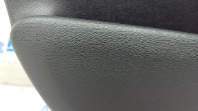 Door trim card front left Volvo XC90 16-22 leather black, wood insert, broken fastening, scratches