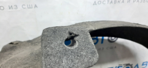 Rear left fender liner Kia Optima 14-15 is torn, fasteners are torn
