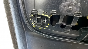 Door trim card front right Volvo XC90 16-22 leather black, wood insert, broken fastening, scratches